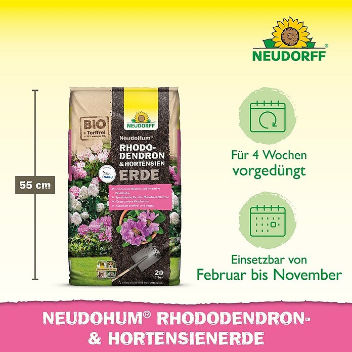 Neudorff NeudoHum Hortensienerde (20 l)