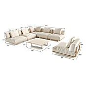 Sunfun Conjunto de muebles Camelia (7 pzs., Marrón) | BAUHAUS