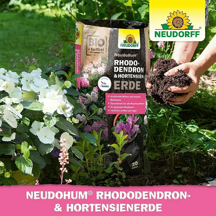 Neudorff NeudoHum Hortensien- & Rhododendronerde - 40 l, Torffrei online  kaufen bei BAUHAUS