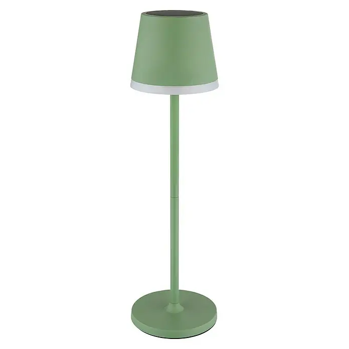 Globo Solar-Tischleuchte - Grün, Warmweiß, IP44, Ø x H: 11 x 41 cm - Elegante grüne Stehleuchte mit schlankem Design. Perfekt als dekoratives Element in jedem Raum. Das sanfte Licht sorgt für eine angenehme Atmosphäre.