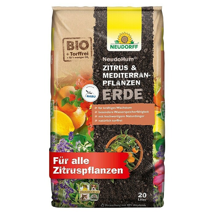 Neudorff NeudoHum Mediterranpflanzenerde (20 l) | BAUHAUS