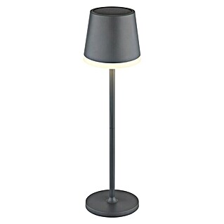 Globo Solar-tafellamp (Antraciet, Warm wit, IP44, Ø x h: 11 x 41 cm)
