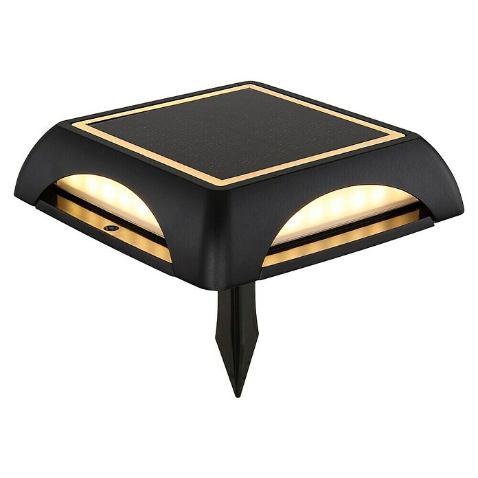 Globo Solarlamp (Lichtkleur: Warm wit, Led, Hoogte: 3,6 cm, Vorm: Vierkant) | BAUHAUS