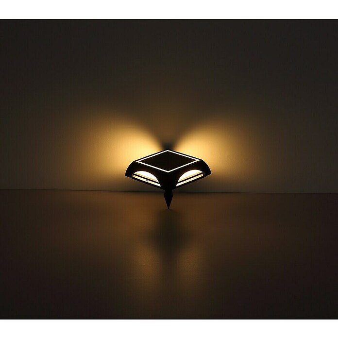 Globo Solarlamp (Lichtkleur: Warm wit, Led, Hoogte: 3,6 cm, Vorm: Vierkant) | BAUHAUS