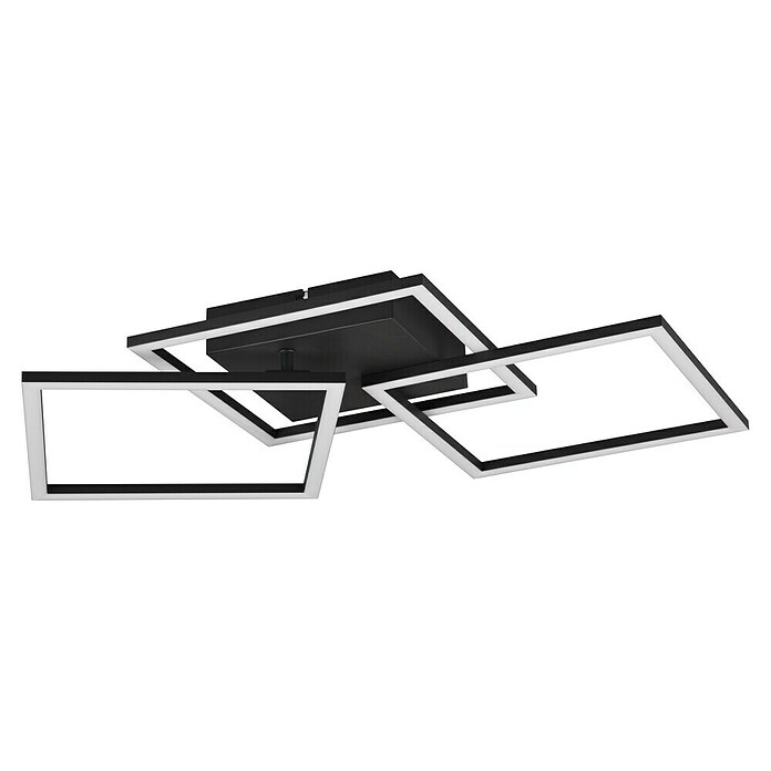 Trio Leuchten LED-Deckenleuchte Trail (31 W, L x B x H: 74 x 35 x 7 cm, Schwarz, Warmweiß) | BAUHAUS