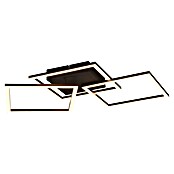 Trio Leuchten LED-Deckenleuchte Trail (31 W, L x B x H: 74 x 35 x 7 cm, Schwarz, Warmweiß) | BAUHAUS