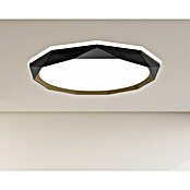 Ferotehna LED stropna svjetiljka Valentina  (36 W, Ø x V: 500 cm x 95 mm, Crna) | BAUHAUS