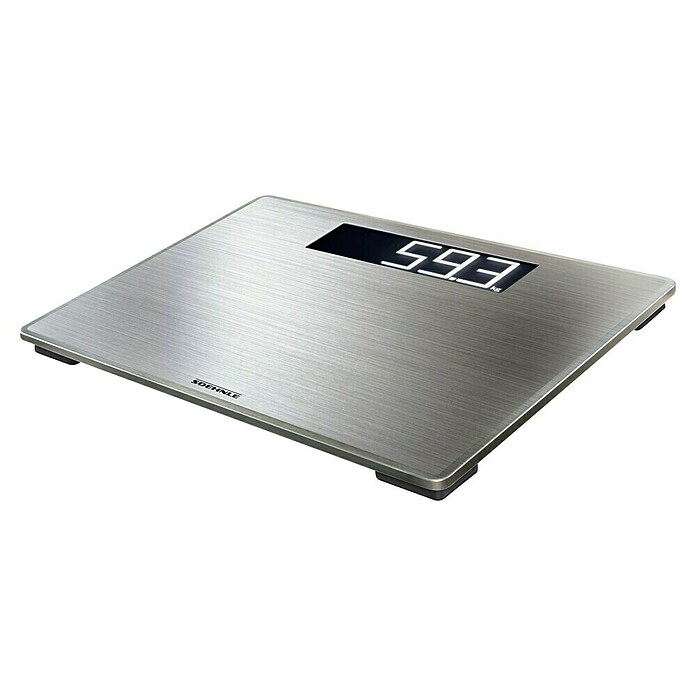 Digitale Personenwaage Style Sense Safe 300 (34 x 39 x 3,5 cm, Silber) | BAUHAUS