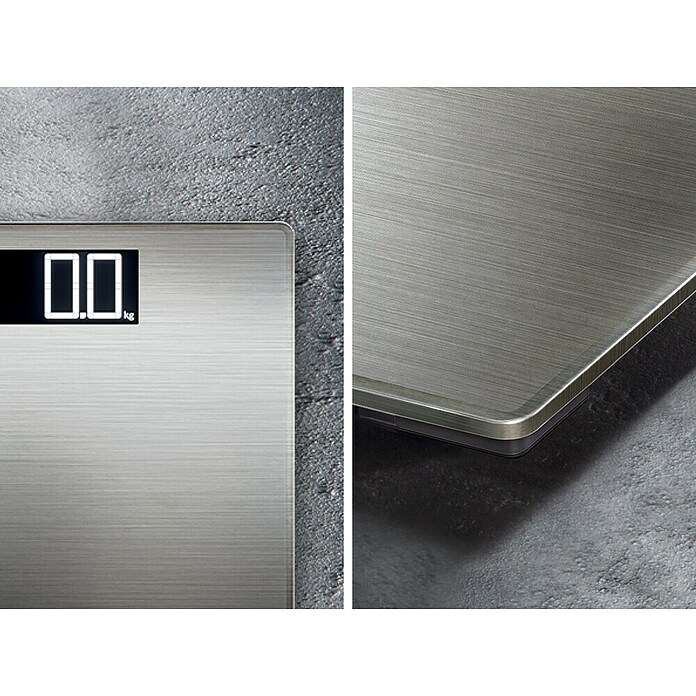 Digitale Personenwaage Style Sense Safe 300 (34 x 39 x 3,5 cm, Silber) | BAUHAUS