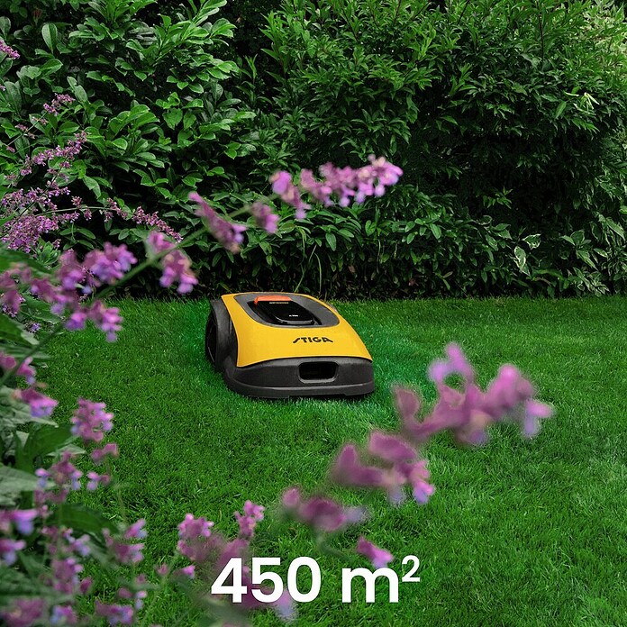 Stiga Robotmaaier A300 (450 m², Snijbreedte: 18 cm, Satellietnavigatie, RTK) | BAUHAUS