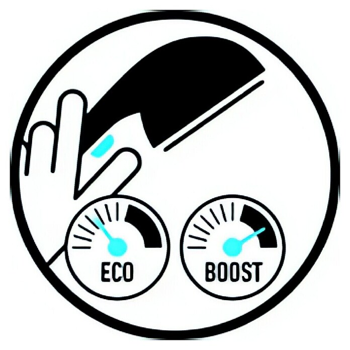 Handbrause Eco Tre (Durchmesser: 10,7 cm, Chrom) | BAUHAUS