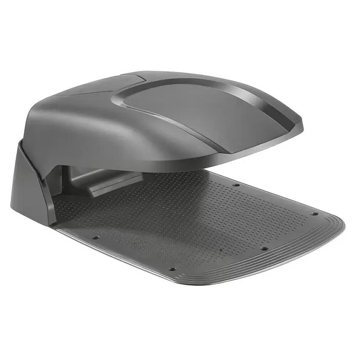 Stiga Mähroboter A750 - 900 m², Schnittbreite: 18 cm, Satellitengestützte Navigation, RTK - Graue Kunststoff-Ladestation für Rasenroboter.