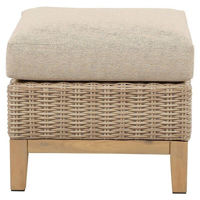 Sunfun Conjunto de muebles Lola (6 pzs., Ratán sintético/Madera de acacia, Marrón) | BAUHAUS