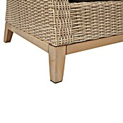 Sunfun Conjunto de muebles Lola (6 pzs., Ratán sintético/Madera de acacia, Marrón) | BAUHAUS