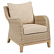 Sunfun Conjunto de muebles Lola (6 pzs., Ratán sintético/Madera de acacia, Marrón) | BAUHAUS
