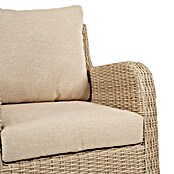 Sunfun Conjunto de muebles Lola (6 pzs., Ratán sintético/Madera de acacia, Marrón) | BAUHAUS