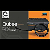 Qeridoo Fahrradanhänger Qubee L (Max. zulässiges Gesamtgewicht: 50 kg, petrol, 130 l) | BAUHAUS