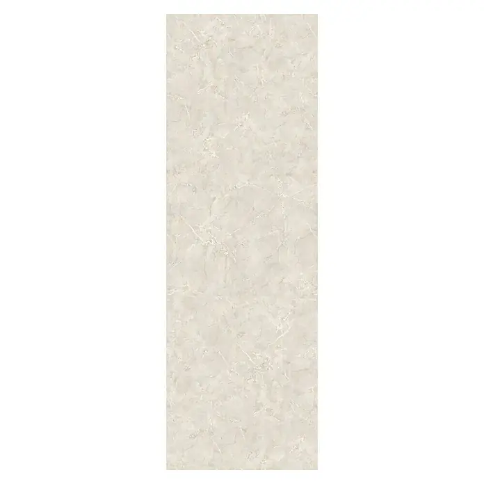 Lámina decorativa autoadhesiva vinílico para encimera - 65 x 200 cm, Remo - Primer plano mostrando la textura de una baldosa de mármol clara, perfecta para interiores modernos y soluciones de pavimentos elegantes.