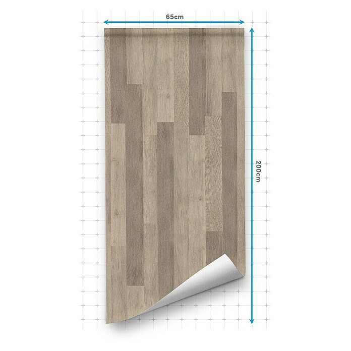 Rollo adhesivo vinílico para encimera (200 x 65 cm, Lulela nuez, Autoadhesivo) | BAUHAUS