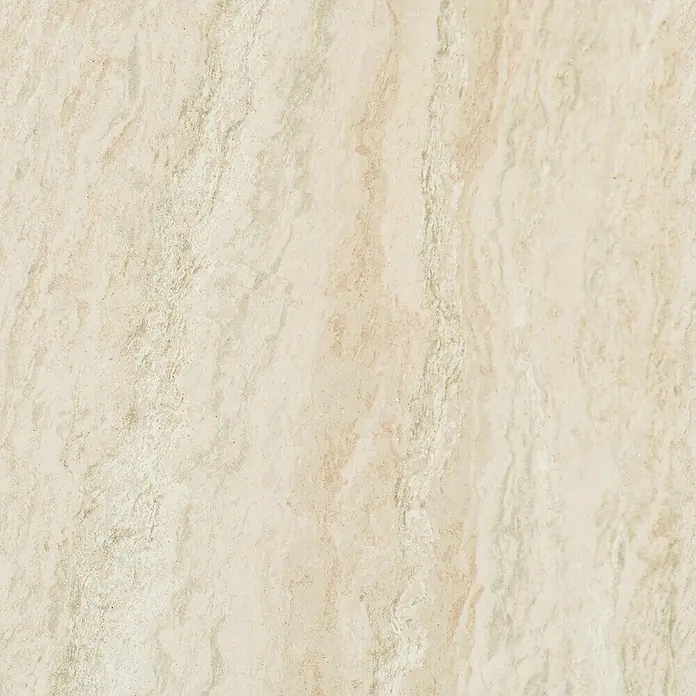 Lámina decorativa autoadhesiva vinílico para encimera - 65 x 200 cm, Triton - Textura de travertino beige con vetas naturales y sutiles variaciones de color. Ideal para diseños interiores y exteriores elegantes.