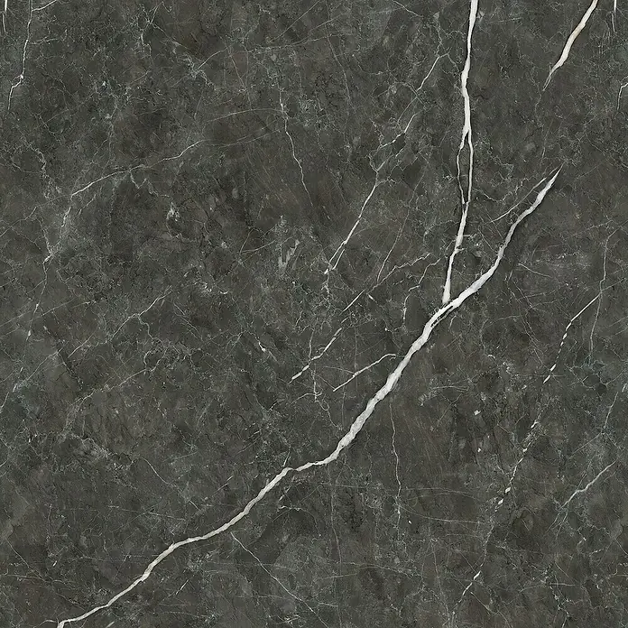 Lámina decorativa autoadhesiva vinílico para encimera - 65 x 200 cm, Valira - Elegante losa de mármol gris con venas blancas llamativas. Perfecto para interiores elegantes y diseños de calidad.