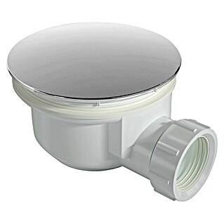 Aurlane Duschwannenablauf (Durchmesser Ablauf: 90 mm, Weiß/Silber)