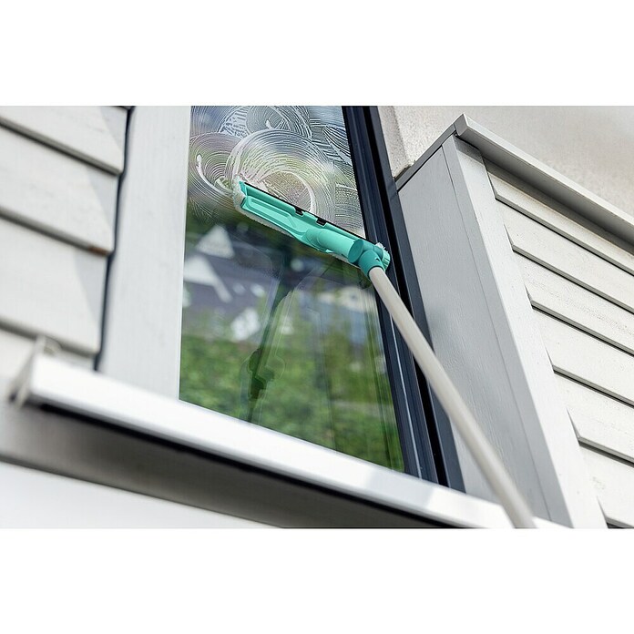 Leifheit Fenster-Wischer und Rahmenwischer 4in1 Teleskopstiel (Breite: 32 cm, Teleskopierbar: 130 cm - 210 cm) | BAUHAUS