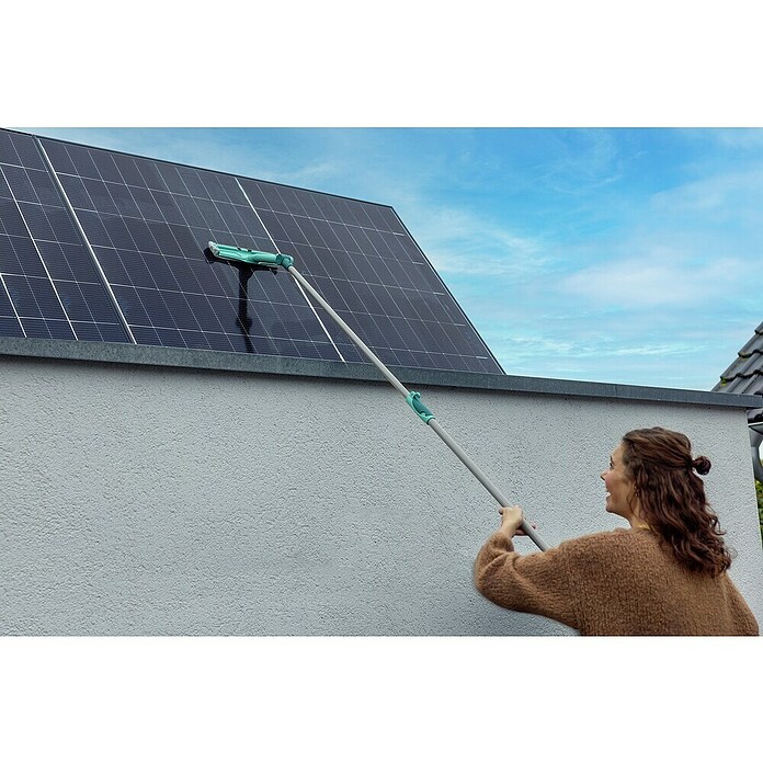 Leifheit Fenster-Wischer und Rahmenwischer 4in1 Teleskopstiel (Breite: 32 cm, Teleskopierbar: 130 cm - 210 cm) | BAUHAUS