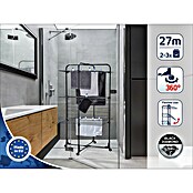 Leifheit Turm-Wäscheständer ClassicTower 270 Black (Länge Wäscheleine: 27 m, L x B x H: 68 x 68 x 126 cm, Schwarz) | BAUHAUS