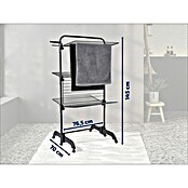 Leifheit Tendedero de torre Comfort 420 Black (Longitud cuerda de tender: 42 m, L x An x Al: 76,5 x 70 x 145 cm, Negro) | BAUHAUS