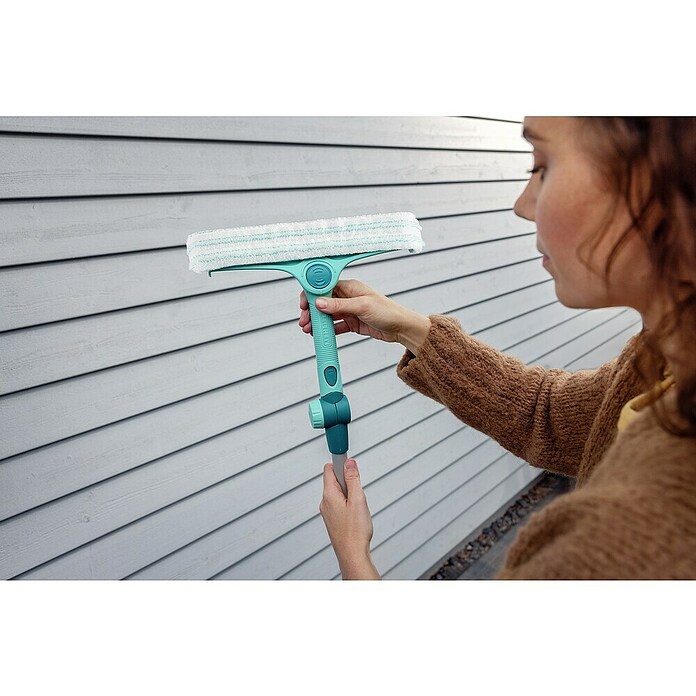 Leifheit Fenster-Wischer und Rahmenwischer 4in1 Teleskopstiel (Breite: 32 cm, Teleskopierbar: 130 cm - 210 cm) | BAUHAUS