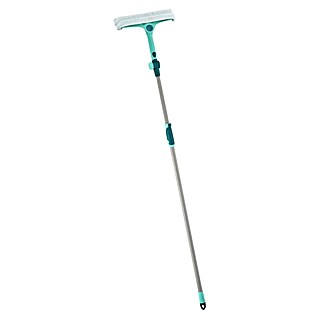 Leifheit Fenster-Wischer und Rahmenwischer 4in1 Teleskopstiel (Breite: 32 cm, Teleskopierbar: 130 cm - 210 cm)
