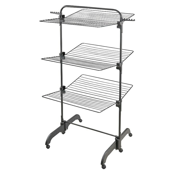 Leifheit Tendedero de torre Comfort 420 Black (Longitud cuerda de tender: 42 m, L x An x Al: 76,5 x 70 x 145 cm, Negro) | BAUHAUS
