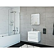 Jokey Spiegelschrank Cento (B x H: 50 x 65 cm, Holz, Weiß, Aluoptik) | BAUHAUS