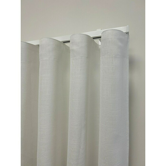 Cortina plisada onda perfecta Kyos (An x Al: 330 x 290 cm, 100% poliéster, Blanco) | BAUHAUS