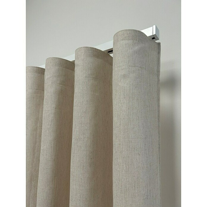 Cortina plisada onda perfecta Casanova (An x Al: 330 x 290 cm, 50% poliéster 50% algodón, Lino) | BAUHAUS