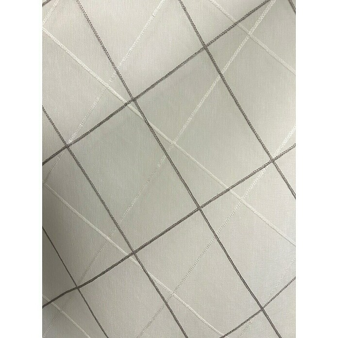 Cortina plisada onda perfecta Bordada (An x Al: 330 x 290 cm, 100% poliéster, Gris) | BAUHAUS