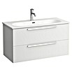 Laufen Badmöbel-Set LUA (Weiß Matt, 100 cm) | BAUHAUS