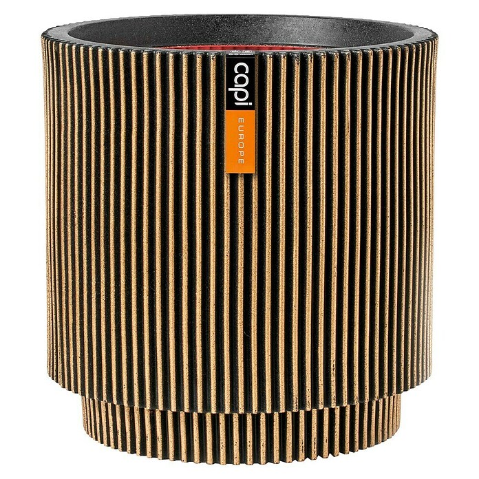 Capi Europe Bloempot (Ø x h: 43,5 x 46 cm, Black gold) | BAUHAUS