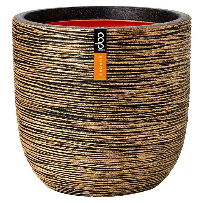 Capi Europe Bloempot (Ø x h: 54 x 52 cm, Black goud) | BAUHAUS
