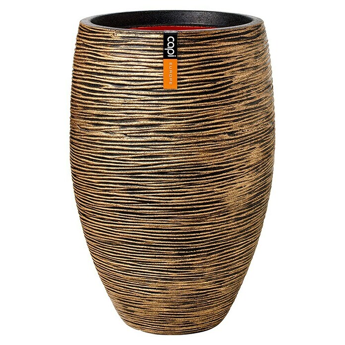 Capi Europe Bloempot (Ø x h: 40 x 60 cm, Black gold) | BAUHAUS