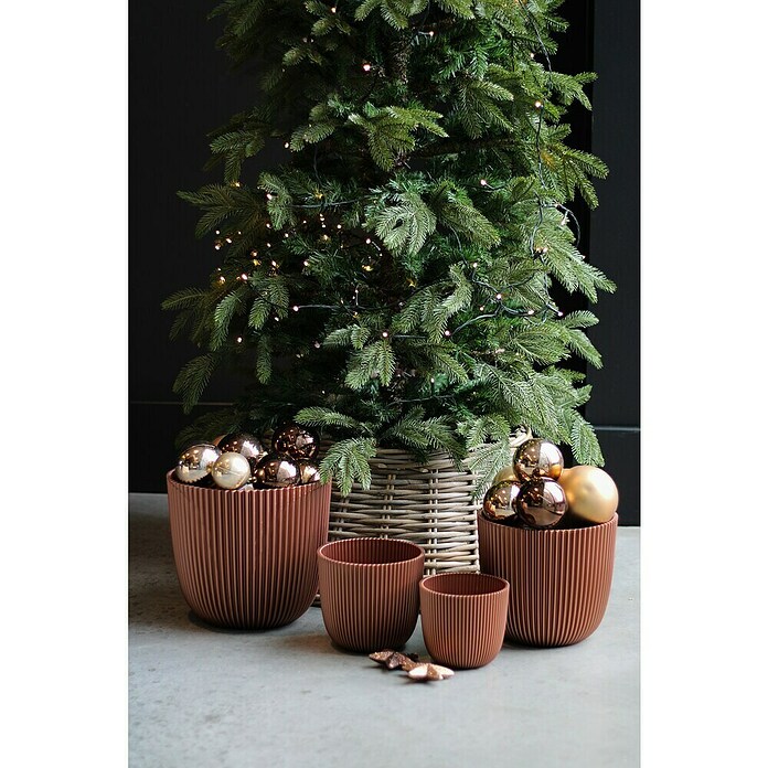 Capi Europe Bloempot (Ø x h: 16,5 x 15 cm, Metallic copper) | BAUHAUS