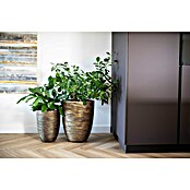 Capi Europe Bloempot (Ø x h: 46 x 58 cm, Black gold, Rotanlook) | BAUHAUS