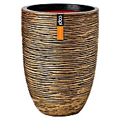Capi Europe Bloempot (Ø x h: 34 x 46 cm, Black gold, Rotanlook) | BAUHAUS