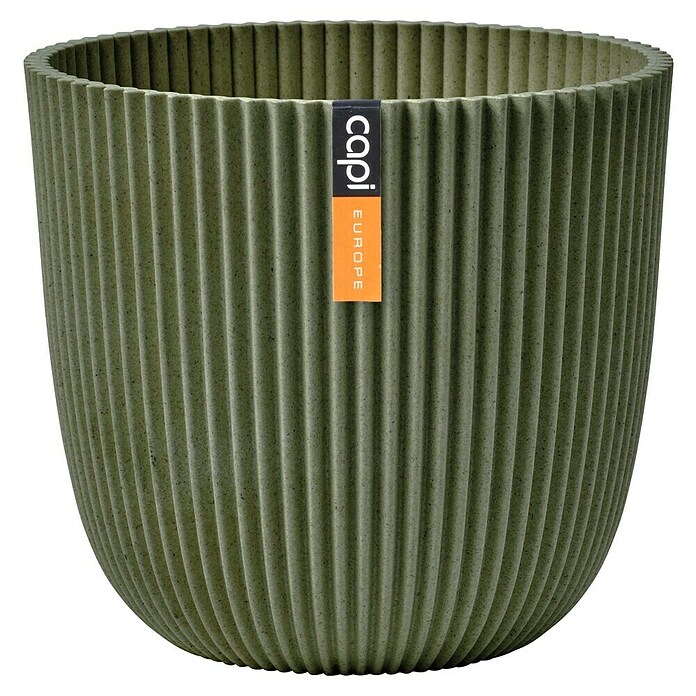 Capi Europe Bloempot (Ø x h: 25 x 23 cm, Grass Green) | BAUHAUS