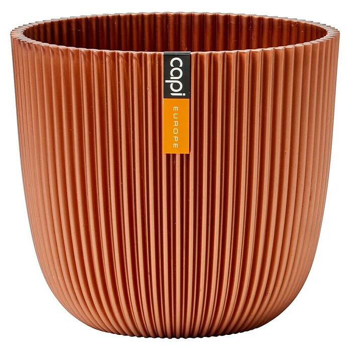 Capi Europe Bloempot (Ø x h: 16,5 x 15 cm, Metallic copper) | BAUHAUS