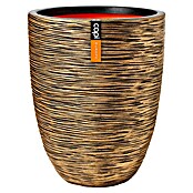 Capi Europe Bloempot (Ø x h: 46 x 58 cm, Black gold, Rotanlook) | BAUHAUS