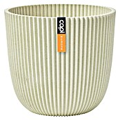 Capi Europe Lonec za rože Groove  (Ø x V: 25 x 23 cm, Bež) | 8444 - Kunststoff Pflanzgefäße | IAKB - Gefäße Outdoor | IAK - Gefässe,Deko outdoor, Zeitschriften | IA - Gartenhartware | I - Stadtgarten | BAUHAUS