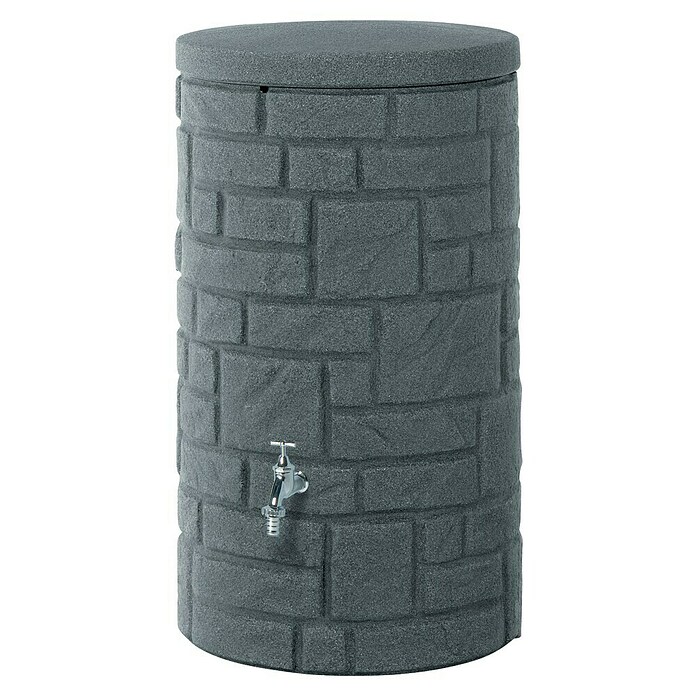 3P Technik Regenspeicher Arcado (230 l, Black Granitfarben)