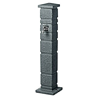Arves Wasserzapfstelle Romana (Black Granitfarben, Höhe: 110 cm, Ausstattung: Wasserhahn)